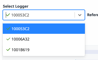 Logger dropdown selection after cleanup